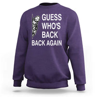 Guess Who's Back Back Again Sweatshirt Funny Easter Jesus Meme