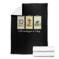 A Lot Can Happen in 3 Days Throw Blanket Christian Jesus Easter