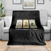 A Lot Can Happen in 3 Days Throw Blanket Christian Jesus Easter