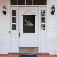 Unpaid Peaceful Protester Garden Flag Political Resistance Movement