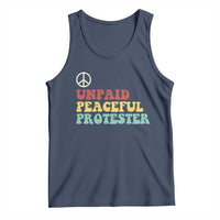 Unpaid Peaceful Protester Tank Top Political Resistance Movement