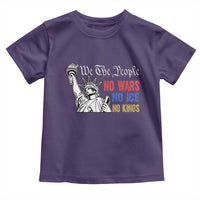 No Kings No ICE No Wars Toddler T Shirt Statue of Liberty We The People Freedom