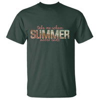 Take Me Where Summer Never Ends T Shirt Summer Beach Vacation