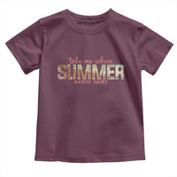 Take Me Where Summer Never Ends Toddler T Shirt Summer Beach Vacation