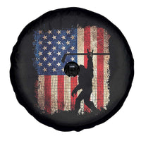 USA Hockey Bigfoot Spare Tire Cover Patriotic Sasquatch American Flag 4th of July