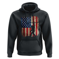 USA Hockey Bigfoot Hoodie Patriotic Sasquatch American Flag 4th of July