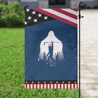 Bigfoot USA Ice Hockey 4th of July Patriotic Garden Flag Sasquatch American Flag 4th of July
