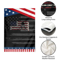 USA Ice Hockey Sticks American Flag Patriotic Garden Flag