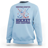 Hockey Champions 2026 Sweatshirt Patriotic Ice Hockey Fan