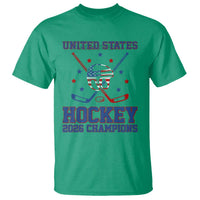 Hockey Champions 2026 T Shirt Patriotic Ice Hockey Fan