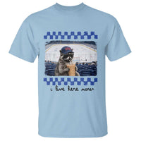 Hockey Mom Raccoon Iced Coffee T Shirt I Live Here Now