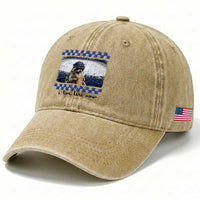Hockey Mom Raccoon Iced Coffee Washed Cotton Baseball Cap I Live Here Now