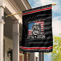 250 Years Faith and Freedom Christian Patriotic Garden Flag Jesus Hockey Player 4th of July American Flag
