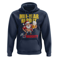 Mid-Year Report Still Naughty Hoodie Funny Santa Christmas In July