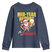 Mid-Year Report Still Naughty Youth Sweatshirt Funny Santa Christmas In July