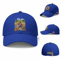 Hawaiian Bigfoot Christmas In July Baseball Cap Tis The Sea-Sun