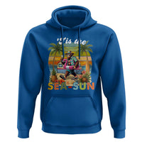 Hawaiian Bigfoot Christmas In July Hoodie Tis The Sea-Sun