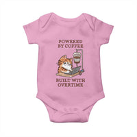 Funny Cat Drinking Coffee Baby Onesie I Dont Care What Day It Is Its Early I Want Coffee - Wonder Print Shop