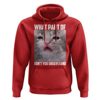 Funny Math Cat Lover Hoodie What Part Of Do Not You Understand - Wonder Print Shop