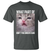 Funny Math Cat Lover T Shirt What Part Of Do Not You Understand - Wonder Print Shop