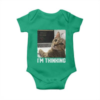 Tech Support Cat Baby Onesie I'm Thinking Funny Computer Engineer Coding Kitty - Wonder Print Shop