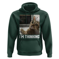 Tech Support Cat Hoodie I'm Thinking Funny Computer Engineer Coding Kitty - Wonder Print Shop