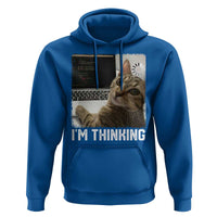 Tech Support Cat Hoodie I'm Thinking Funny Computer Engineer Coding Kitty - Wonder Print Shop