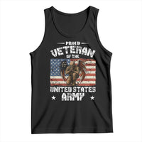 US Army Veteran Tribute Tank Top American Flag Angel Soldier Memorial - Wonder Print Shop