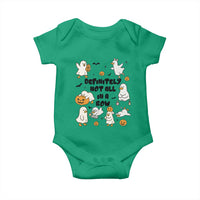 Funny Duck Ghost Halloween Baby Onesie Most Definitely Not All In A Row - Wonder Print Shop