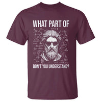 Funny Math Teacher T Shirt What Part Of Do Not You Understand - Wonder Print Shop