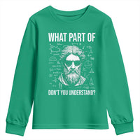 Funny Math Teacher Youth Sweatshirt What Part Of Do Not You Understand - Wonder Print Shop