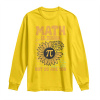 Funny Math Teacher Back To School Long Sleeve Shirt Math Is Tough But So Are You - Wonder Print Shop