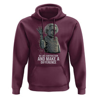 Funny Math Teacher Hoodie Be Like Subtraction And Make A Difference - Wonder Print Shop