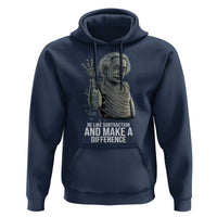 Funny Math Teacher Hoodie Be Like Subtraction And Make A Difference - Wonder Print Shop