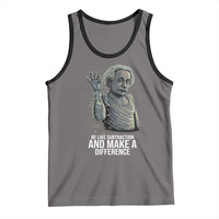 Funny Math Teacher Tank Top Be Like Subtraction And Make A Difference - Wonder Print Shop