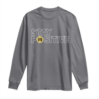 Funny Math Long Sleeve Shirt Absolute Value Stay Positive - Wonder Print Shop