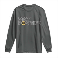 Funny Math Long Sleeve Shirt Absolute Value Stay Positive - Wonder Print Shop