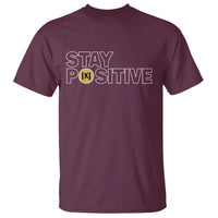 Funny Math T Shirt Absolute Value Stay Positive - Wonder Print Shop