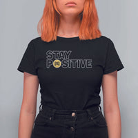 Funny Math T Shirt For Women Absolute Value Stay Positive - Wonder Print Shop