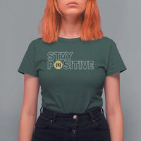 Funny Math T Shirt For Women Absolute Value Stay Positive - Wonder Print Shop