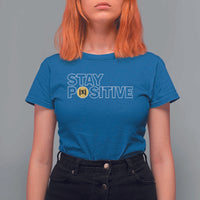 Funny Math T Shirt For Women Absolute Value Stay Positive - Wonder Print Shop