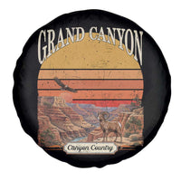 Grand Canyon Arizona 90s Desert Sunset Nostalgia Hiking Spare Tire Cover