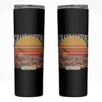 Grand Canyon Arizona 90s Desert Sunset Nostalgia Hiking Skinny Tumbler