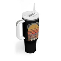 Grand Canyon Arizona 90s Desert Sunset Nostalgia Hiking Tumbler With Handle