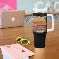 Grand Canyon Arizona 90s Desert Sunset Nostalgia Hiking Tumbler With Handle