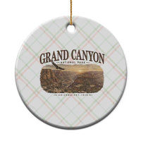 Grand Canyon National Park Arizona Established 1919 Ceramic Ornament Retro Deer Wildlife Nature Hiking Southwest Souvenir