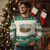 Grand Canyon National Park Arizona Established 1919 Ugly Christmas Sweater Retro Deer Wildlife Nature Hiking Southwest Souvenir