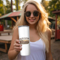 Grand Canyon National Park Arizona Established 1919 Skinny Tumbler Retro Deer Wildlife Nature Hiking Southwest Souvenir