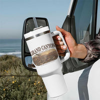 Grand Canyon National Park Arizona Established 1919 Tumbler With Handle Retro Deer Wildlife Nature Hiking Southwest Souvenir