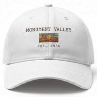 Retro Monument Valley Arizona Sunset Established 1958 Baseball Cap Southwest Desert Road Trip Eagle Nature Souvenir